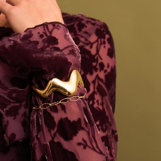 Bracelet - maillons losanges