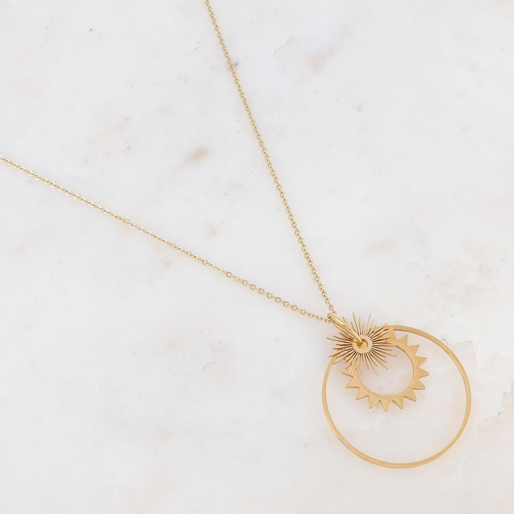Collier avec soleil 55+5 cm
