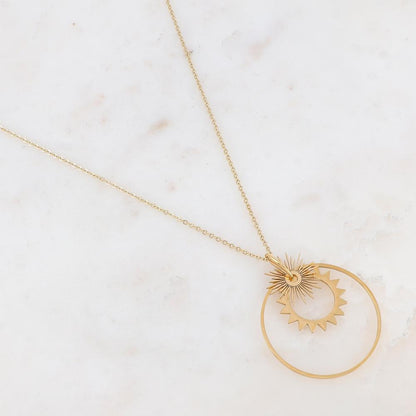 Collier avec soleil 55+5 cm