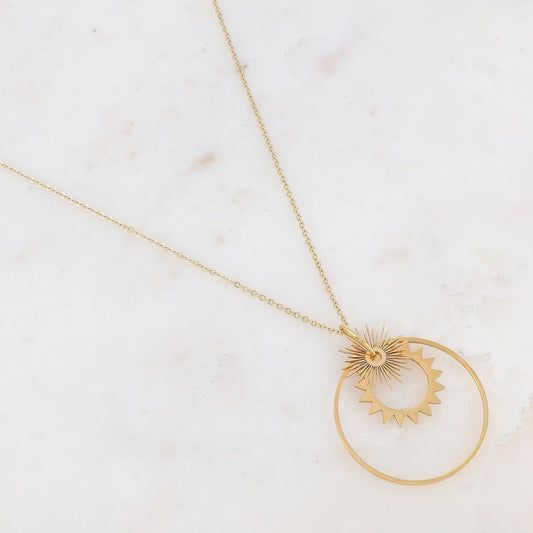 Collier avec soleil 55+5 cm