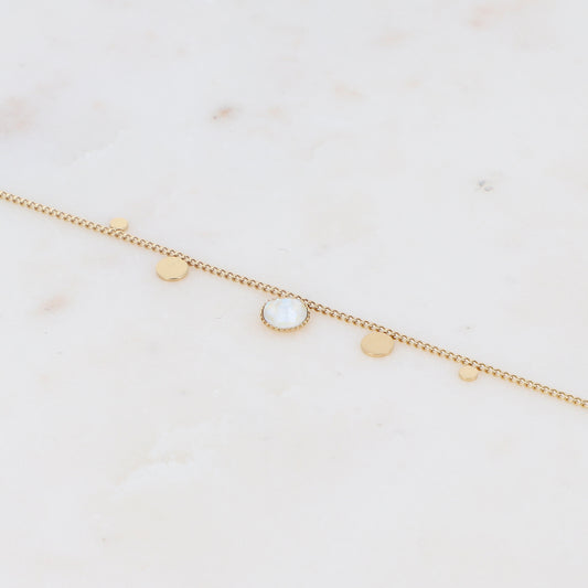Bracelet - orné de cristaux de Swarovski® PP20 - Light grey delite
