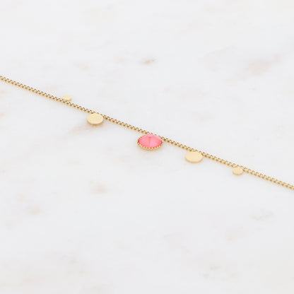 Bracelet - orné de cristaux de Swarovski® PP20 - Light coral