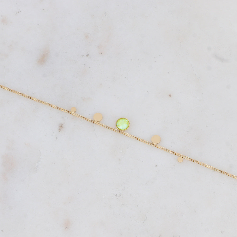 Bracelet - orné de cristaux de Swarovski® PP20 - Sunshine delite - Diamètre du cristal: 0,5 cm