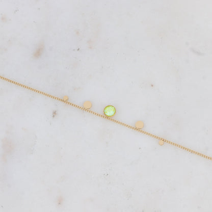 Bracelet - orné de cristaux de Swarovski® PP20 - Sunshine delite - Diamètre du cristal: 0,5 cm