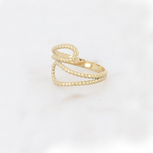 Bague ajourée