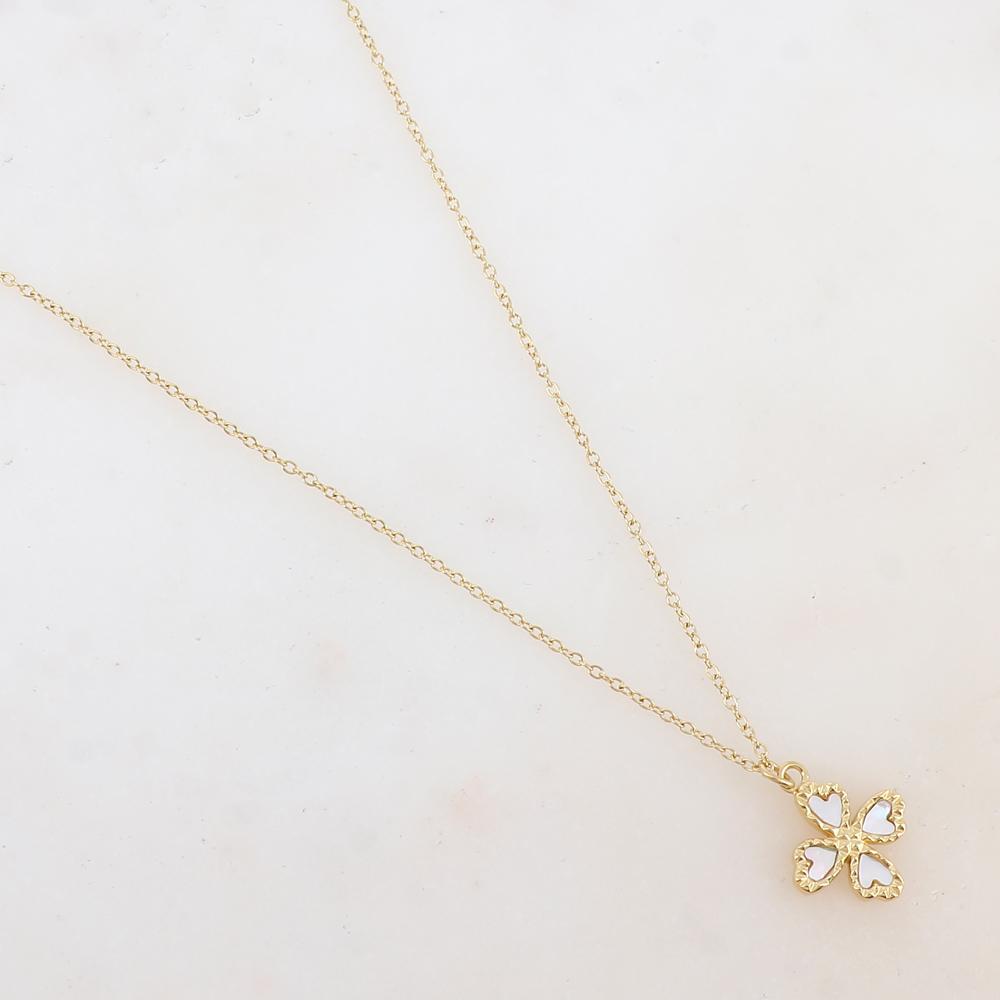 Collier avec pendentif nacré (40+5CM)