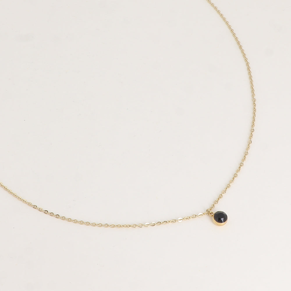 Collier - Cristal SS24 - Orné de cristaux de Swarovski® - 45+5 cm - Diamètre du cristal : 5 mm - Jet