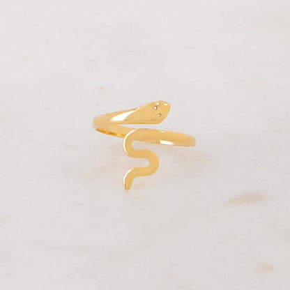 Bague serpent ajustable