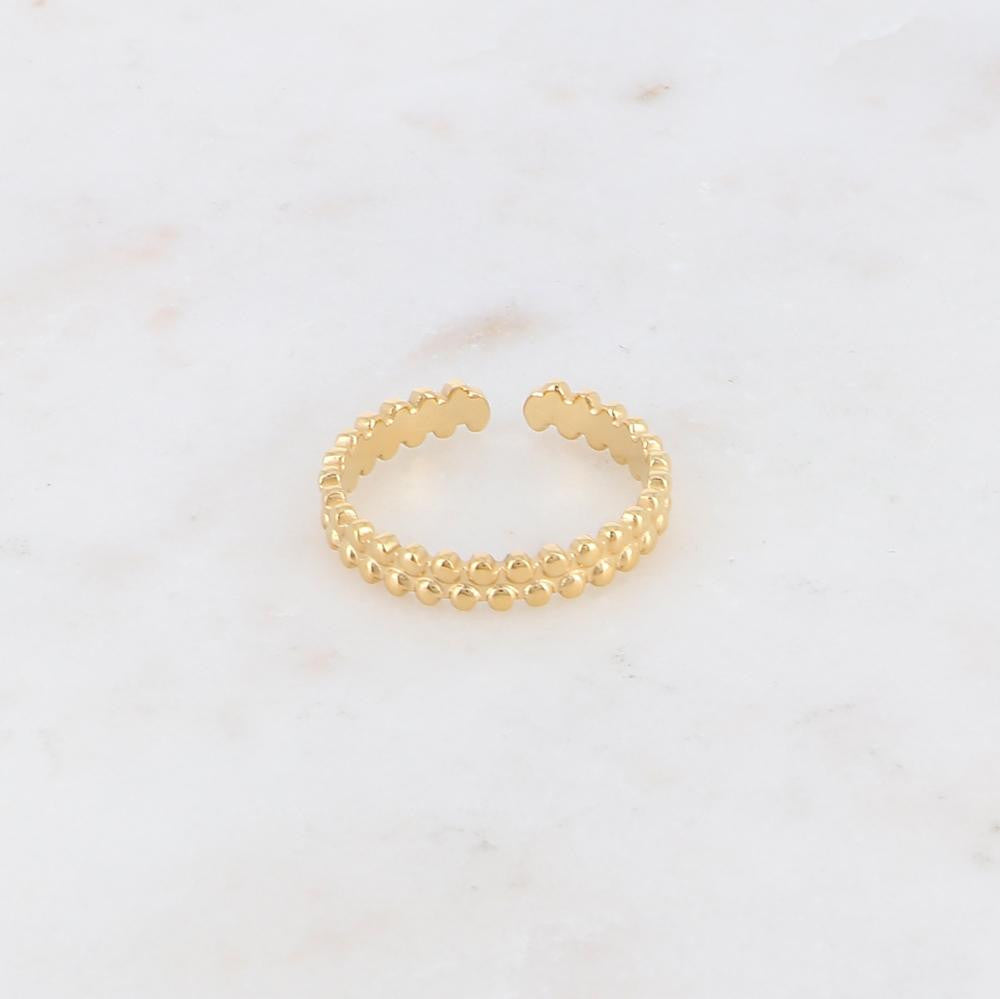 Bague avec effet bille