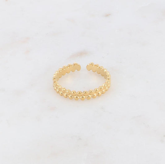 Bague avec effet bille