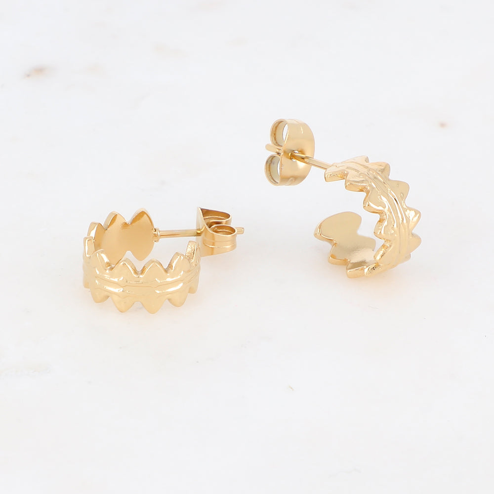 Créoles à puce (12MM)