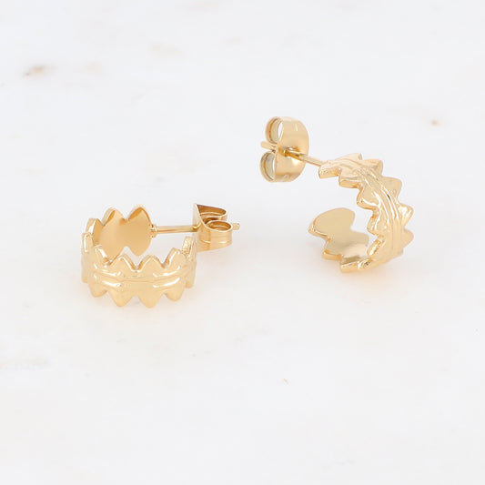 Créoles à puce (12MM)