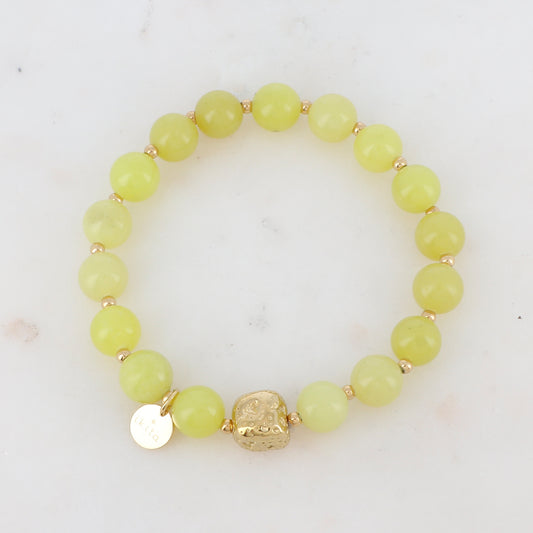 Bracelet élastique avec pierres naturelles
