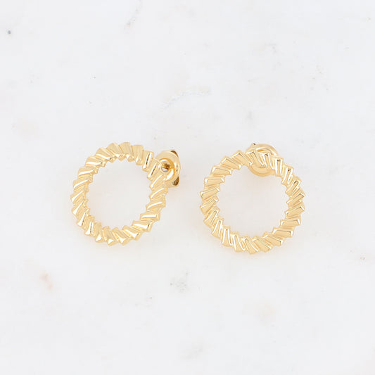 B.O. à puce avec anneau rond Diamètre: 1,9 cm