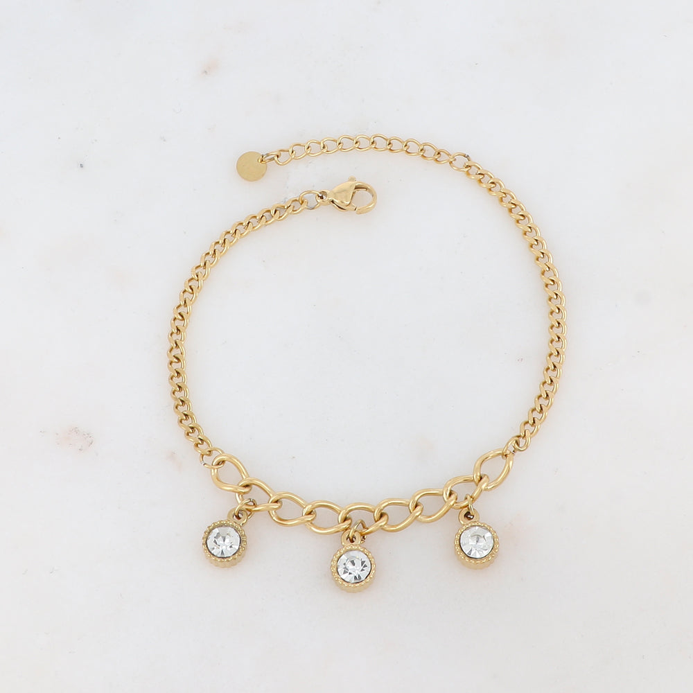 Bracelet avec oxyde de zirconium