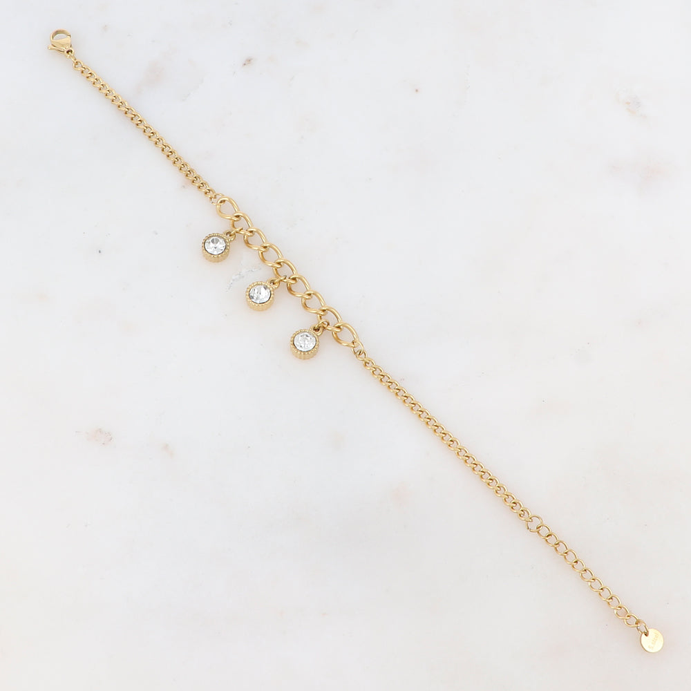 Bracelet avec oxyde de zirconium