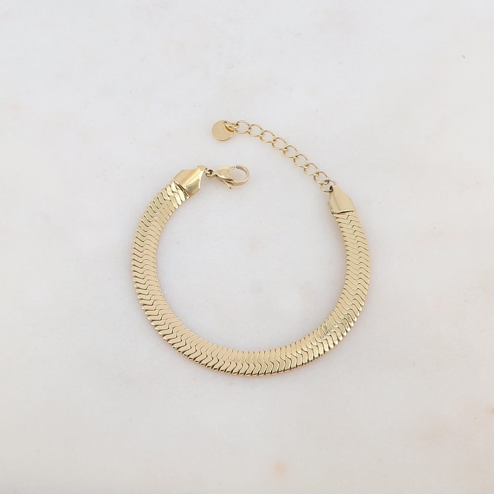 Bracelet en maille miroir