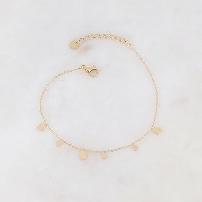 Bracelet avec pampilles géométriques