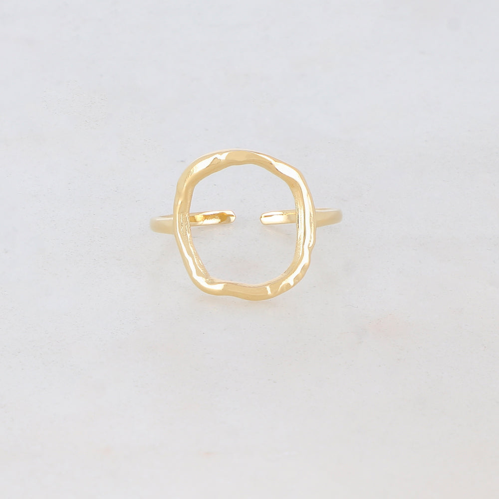 Bague en forme géométrique