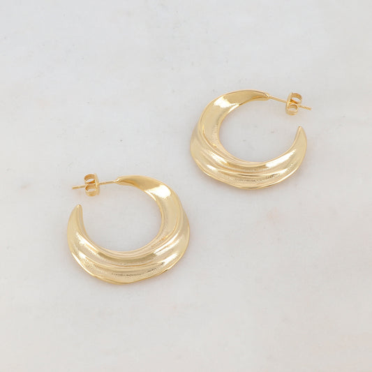 Créoles à puce Diamètre : 2,25 CM.