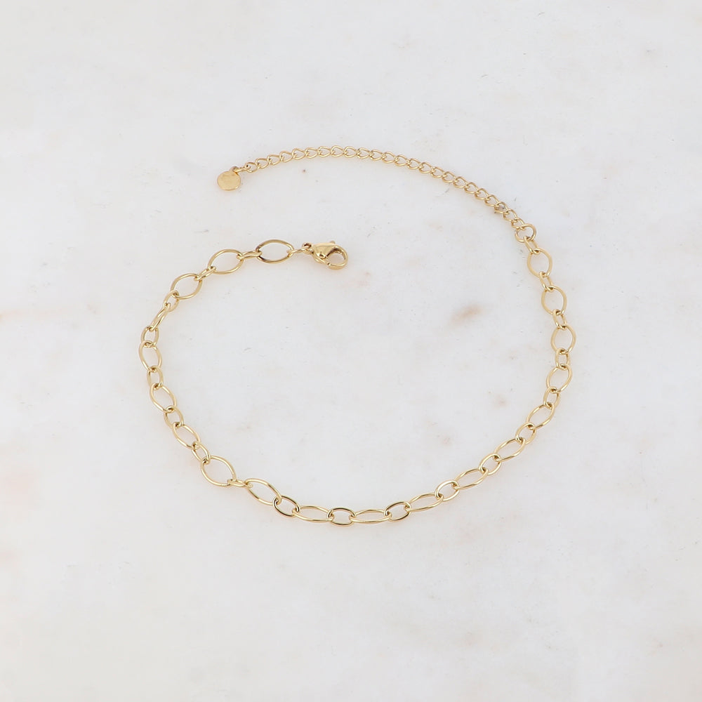 Chaîne de cheville en jeu de maille (22.5+5CM)