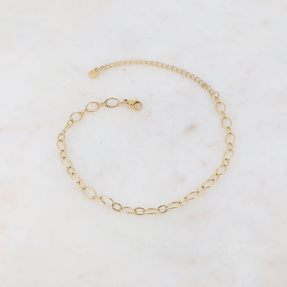 Chaîne de cheville en jeu de maille (22.5+5CM)
