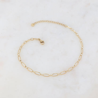 Chaîne de cheville en jeu de maille (23+5CM)