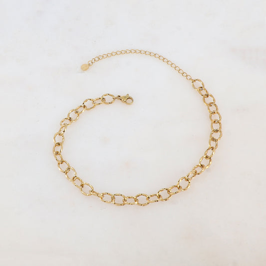 Chaîne de cheville en maille (22+7CM)