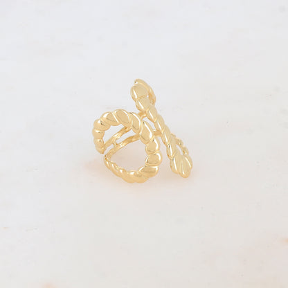 Bague graphique ajourée