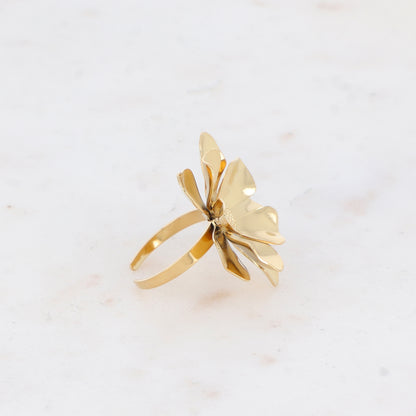 Bague avec fleur
