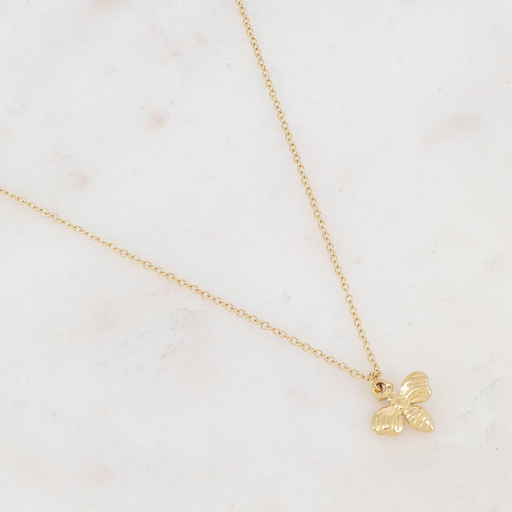 Collier avec abeille 40+5 cm.