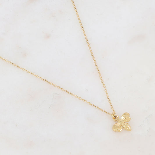 Collier avec abeille 40+5 cm.