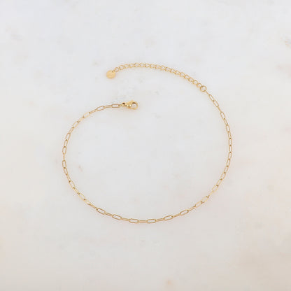 Chaîne de cheville en maille (23+5CM)