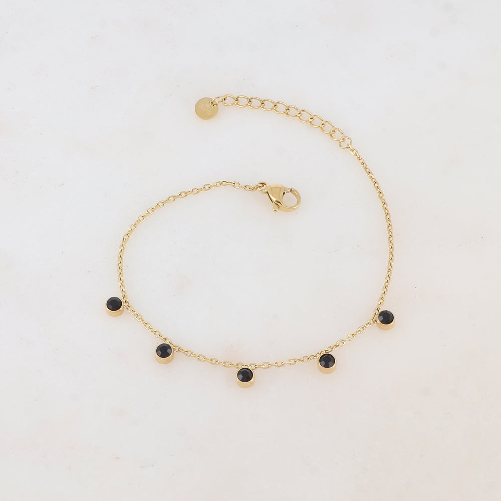 Bracelet avec 5 strass