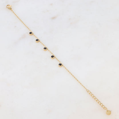 Bracelet avec 5 strass