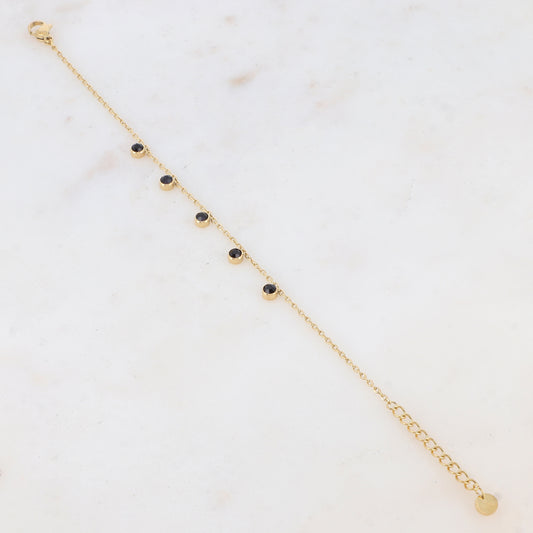 Bracelet avec 5 strass