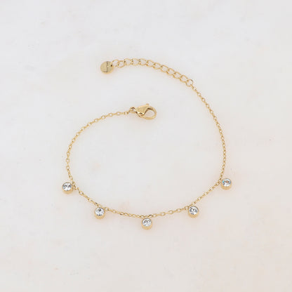 Bracelet avec 5 strass