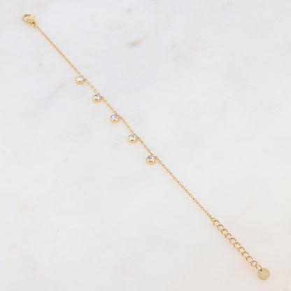 Bracelet avec 5 strass
