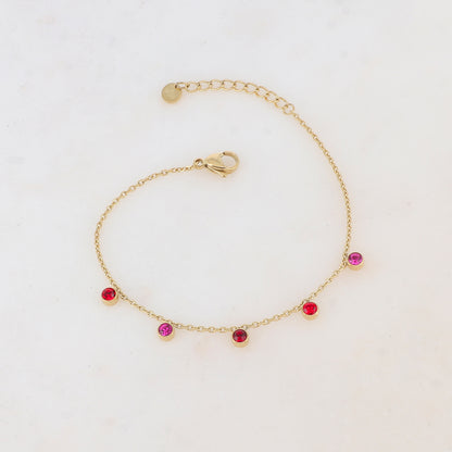 Bracelet avec 5 strass