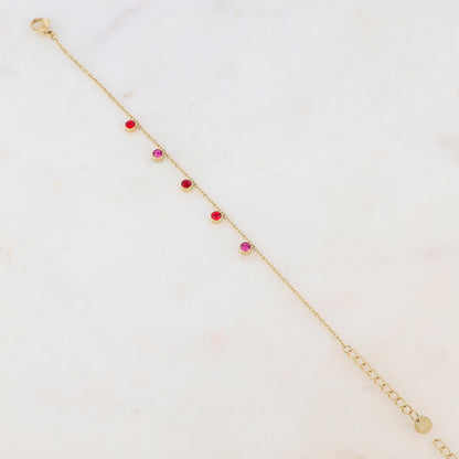 Bracelet avec 5 strass