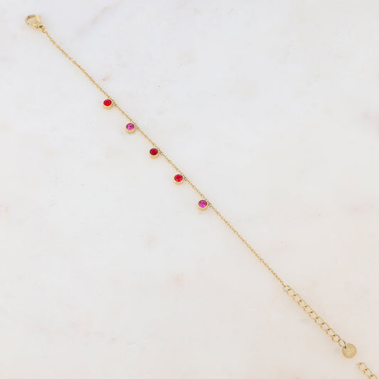 Bracelet avec 5 strass