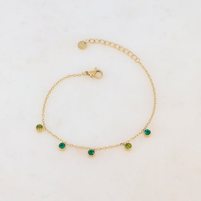 Bracelet avec 5 strass