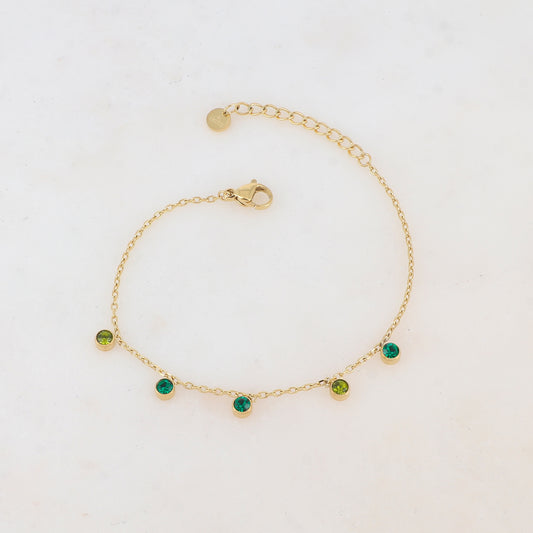 Bracelet avec 5 strass