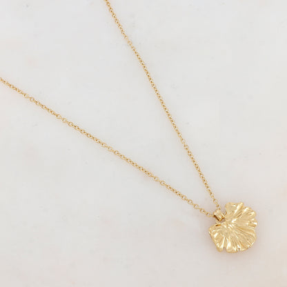 Collier avec pendentif feuille 45+5 cm