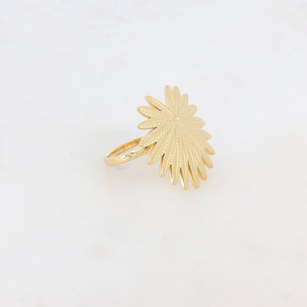 Bague feuillage