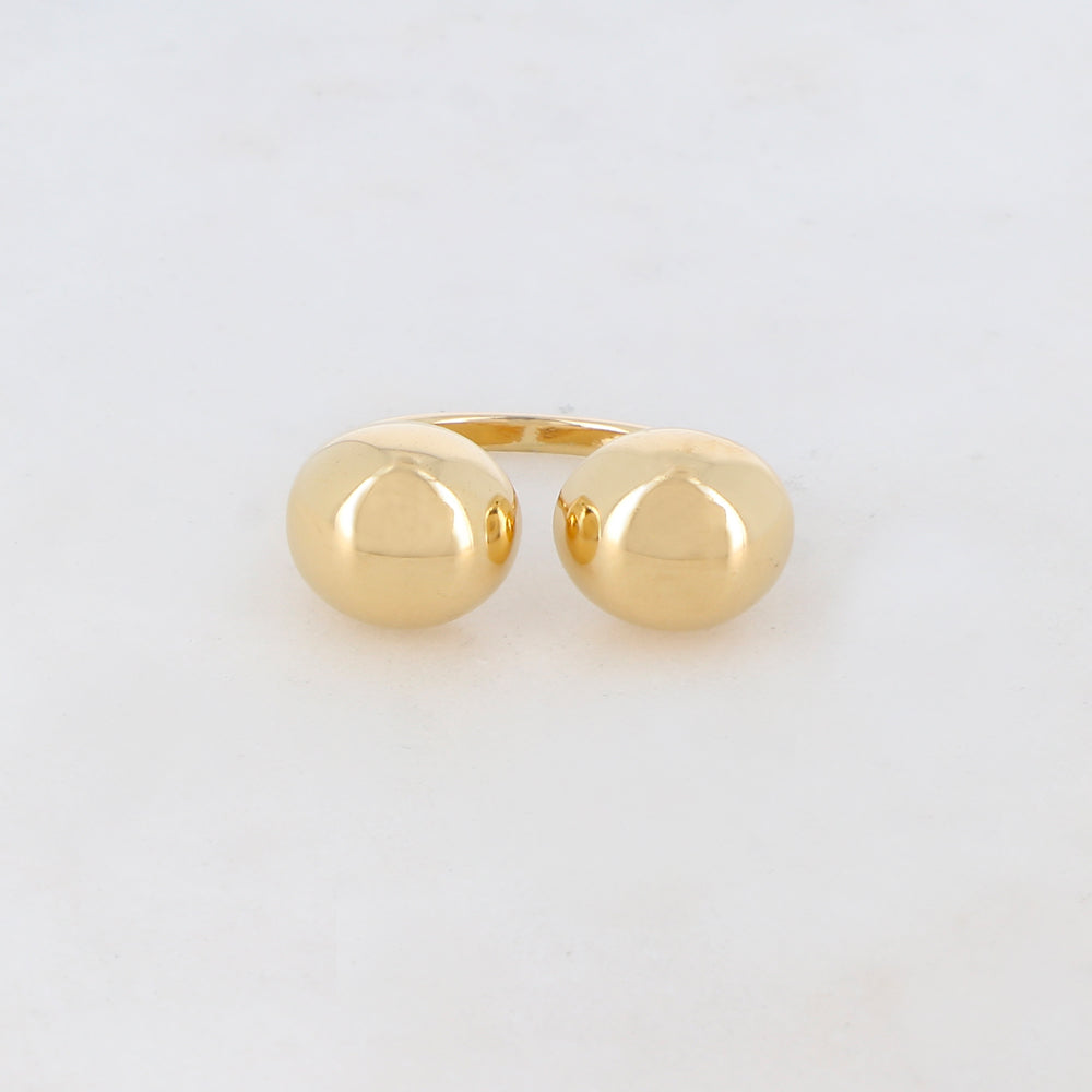 Bague réglable avec effet miroir