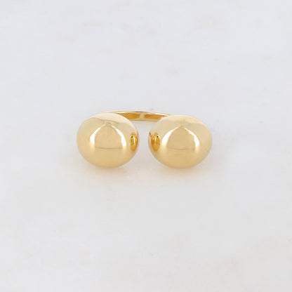 Bague réglable avec effet miroir