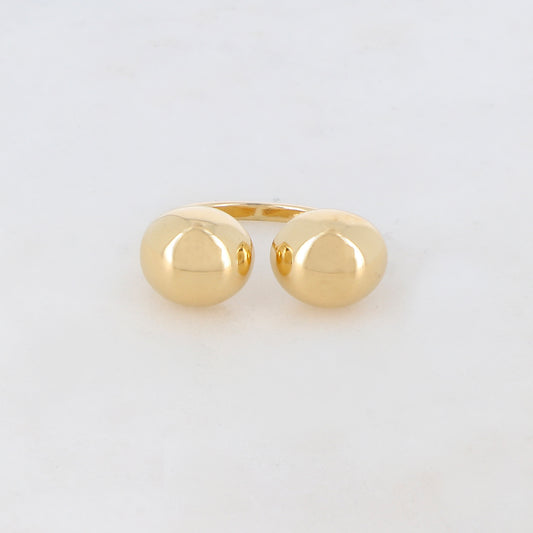Bague réglable avec effet miroir