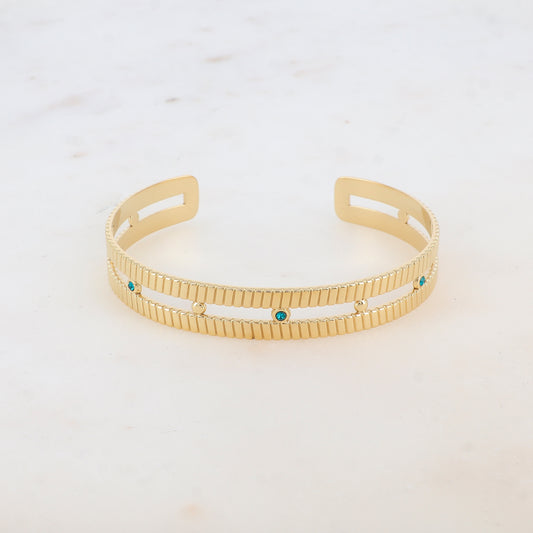 Jonc deux rangs avec strass