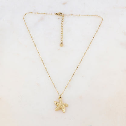 Collier avec pendentif étoile de mer (39+5CM)